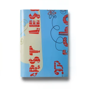Youthful Wall Covering 10m x 53cm Blue with Red and Brown