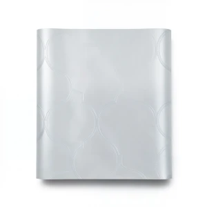 Vinyl Wallpaper Patterned Design 15.6m×106cm Silver