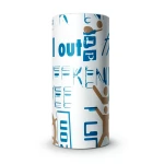 Vinyl Wallpaper Youthful Design 10m×53cm Blue and Brown
