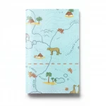 Youth and children wallpaper, light blue color, length 10 m, width 0.53 m, model GK8983  