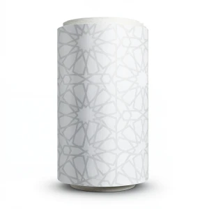 Patterned Wallpaper 15.6m×100cm Light Gray Color