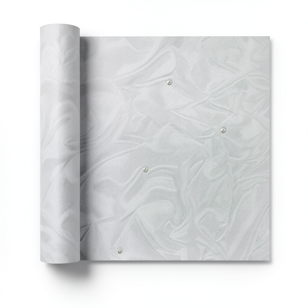 Italian Wallpaper Light Gray Color, 10m x 1.06m, Model 82016
