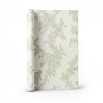 Italian Wall Covering, Light Beige Color, Length 10 m, Width 0.73 m, Model 25044