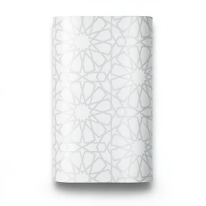 Patterned Wallpaper 15.6m x 100cm Gray and White