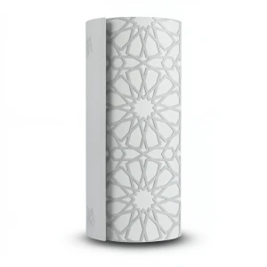 Patterned Wallpaper 15.6m×100cm Gray Color