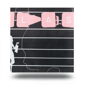 Youthful Wall Covering 10m x 53cm Black and Pink