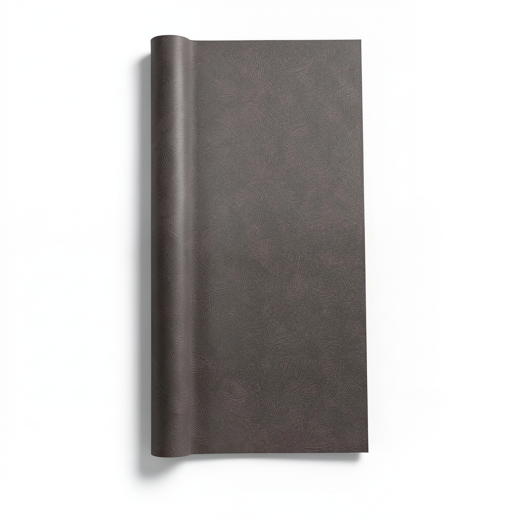 Vinyl Wallpaper Patterned Design 15.6m × 106cm Dark Beige