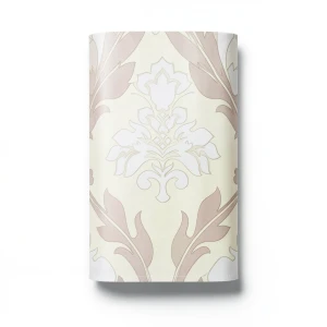 Vinyl Wallpaper Patterned Design 10 m x 53 cm Beige White Brown