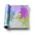 Vinyl Wallpaper Youthful Design 10m×53cm Purple Blue Yellow Gray - Image 1