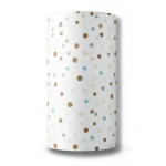 Vinyl Wall Decoration Youthful Design 10m×53cm White Brown Cyan