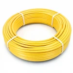 أنابيب HDPE الراجحي  PE 100 ضغط 10 بار قطر خارجي 63 مم سمك 5.8 مم لون أصفر 