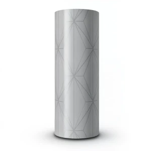 Patterned Wall Covering 15.6m×100cm, Gray Color