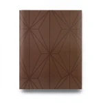 Patterned Wallpaper 15.6m×100cm Brown Color