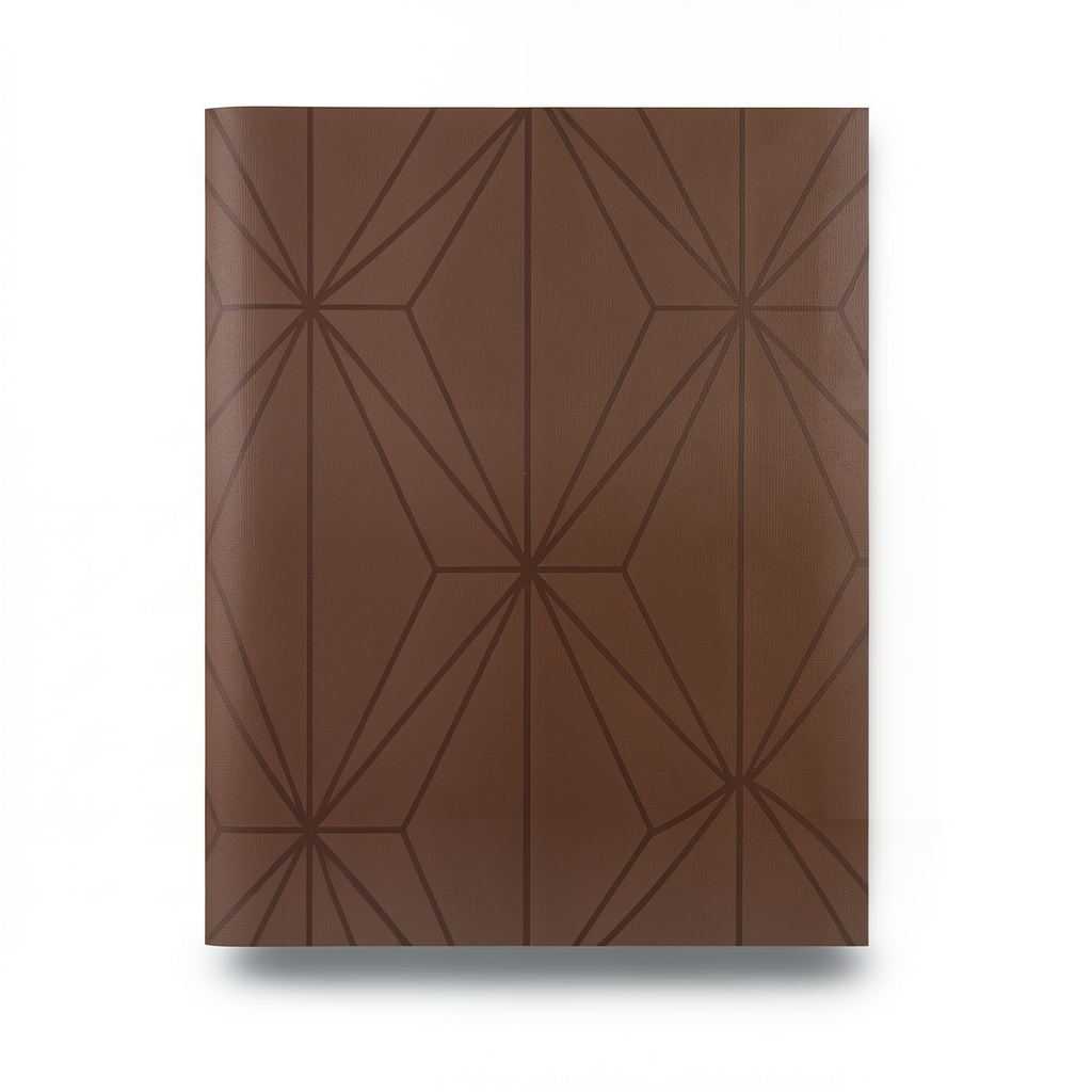 Patterned Wallpaper 15.6m×100cm Brown Color