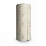 Patterned Wallpaper 15.6m x 100cm Beige and Brown