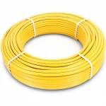 أنابيب HDPE الراجحي  PE 100 ضغط 10 بار قطر خارجي 75 مم سمك 6.8 مم لون أصفر 