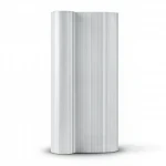 Striped Wallpaper, Vinyl Sheath, Length 15.6m, Width 100cm, Silver with Gray Color 