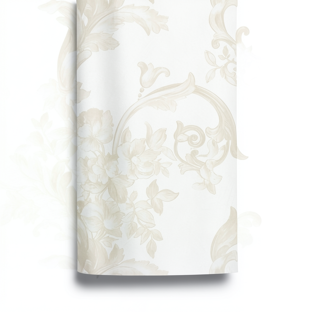 Classical Wallpaper Light Beige Size 10m×1.06m Model 83035