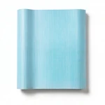  Wallpaper, Striped Design, Cyan Color, Size 15.6m×100cm 