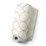 Patterned Wallpaper 15.6m×100cm Light and Dark Beige