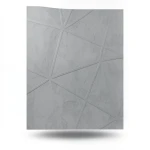 Embossed Wallpaper Length 15.6m Width 100cm Gray Color