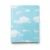 Wallpaper, Classic Design, Cyan with white Color, Size 15.6m×106cm