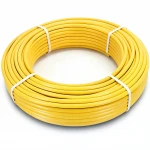 أنابيب HDPE الراجحي  PE 100 ضغط 10 بار قطر خارجي 63 مم سمك 5.8 مم لون أصفر 