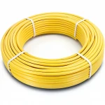أنابيب HDPE الراجحي  PE 80 ضغط 8 بار قطر خارجي 63 مم سمك 5.8 مم لون أصفر 