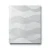 Vinyl Wall Decoration Wavy Design 15.6m×106cm Light Gray - Image 1