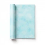 American wallpaper for youth and children, size 10 m x 0.53 m, cyan color, model GK9005 