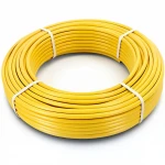 أنابيب HDPE الراجحي  PE 100 ضغط 10 بار قطر خارجي 63 مم سمك 5.8 مم لون أصفر 