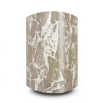 Patterned Wallpaper 15.6m×100cm Brown with Beige Veins