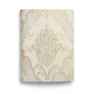 Classic Wallpaper Beige, Size 10m×1.06m, Model 83008