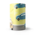 Youthful Wallpaper 10m x 53cm Yellow with Blue, Brown and White