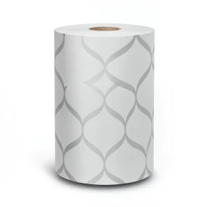 Vinyl Wallpaper Patterned Design 15.6m x 100 cm Gray