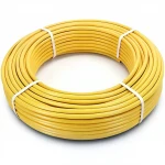 أنابيب HDPE الراجحي  PE 80 ضغط 8 بار قطر خارجي 75 مم سمك 6.8 مم لون أصفر 