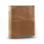 Classic Wall Covering, Vinyl Sheath, Length 15.6m, Width 106cm, brown with yellow Color