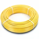 أنابيب HDPE الراجحي  PE 100 ضغط 10 بار قطر خارجي 90 مم سمك 8.2 مم لون أصفر 