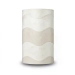 Wavy Wallpaper Light Beige, 15.6m Length, 106cm Width