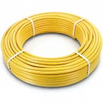 أنابيب HDPE الراجحي  PE 100 ضغط 10 بار قطر خارجي 110 مم سمك 10 مم لون أصفر 