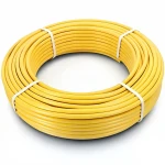 أنابيب HDPE الراجحي  PE 80 ضغط 8 بار قطر خارجي 110 مم سمك 10 مم لون أصفر 