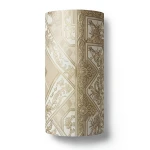Vinyl Wallpaper Patterned Design 15.6m × 100cm Beige Gold Brown