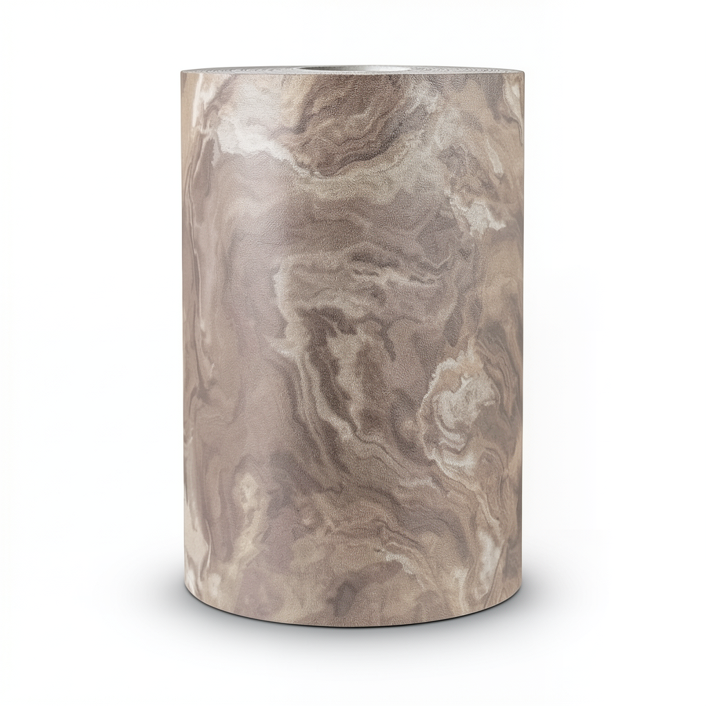 Wavy Wallpaper 15.6m x 106cm Brown Color