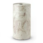 Wavy Wall Covering Beige with Brown, 15.6m Length, 106cm Width