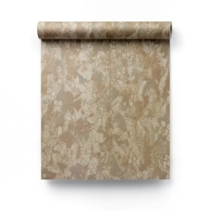 Vinyl Wallpaper Patterned Design 15.6m × 100 cm Brown
