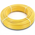 أنابيب HDPE الراجحي  PE 80 ضغط 8 بار قطر خارجي 90 مم سمك 8.2 مم لون أصفر 