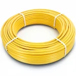 أنابيب HDPE الراجحي  PE 100 ضغط 10 بار قطر خارجي 110 مم سمك 10 مم لون أصفر 