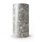 Vinyl Wallpaper Wavy Design Size 15.6m×106cm Gray with Brown