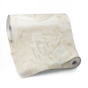 Wavy Wallpaper Beige, 15.6m Length x 106cm Width