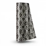 Classic Wallpaper, Vinyl Sheath, Length 15.6m, Width 106cm, dark brown and white Color 